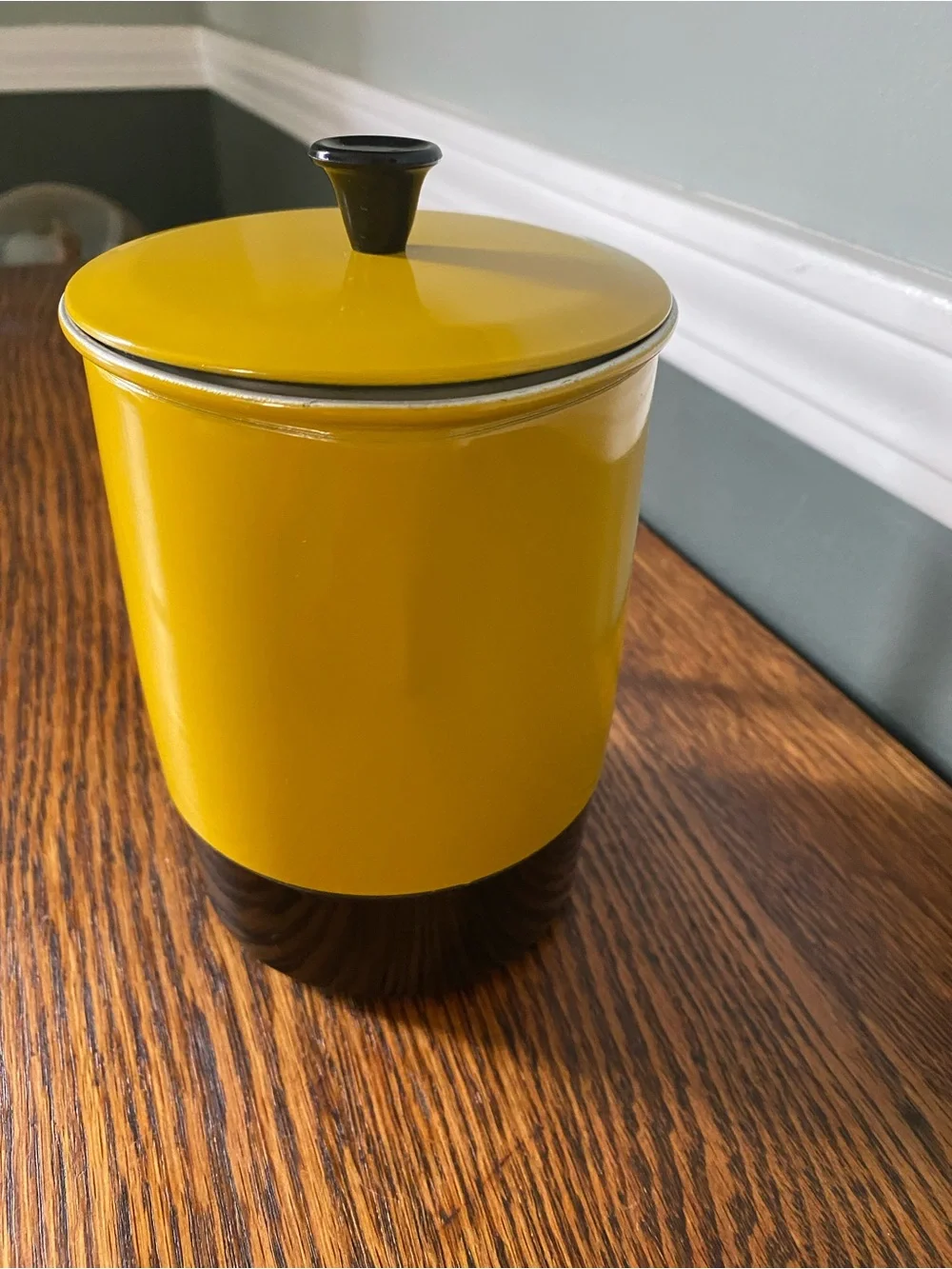 Vintage MCM Yellow Electric Hot Pot Coffee Pot 5.5” 120V 400W Taiwan Works